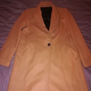 Zara camel wool coat